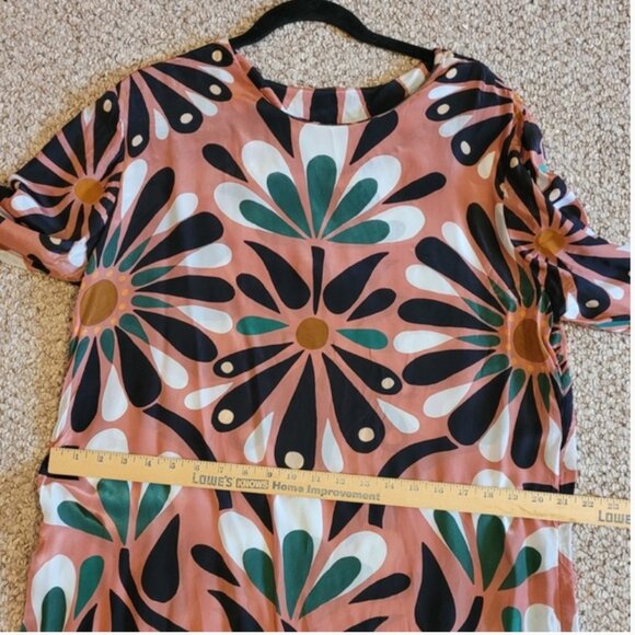 Farm Rio Ainika Flowers Long Sleeve Maxi Dress. - Picture 11 of 12